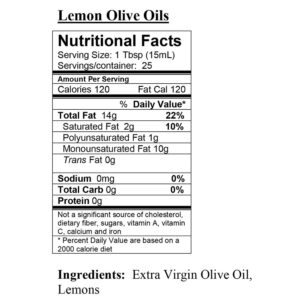 Lemon Fused Olive Oil - Image 2