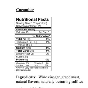 Cucumber White Balsamic - Image 2